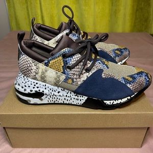 Steve Madden Cliff Sneakers in Snake multi